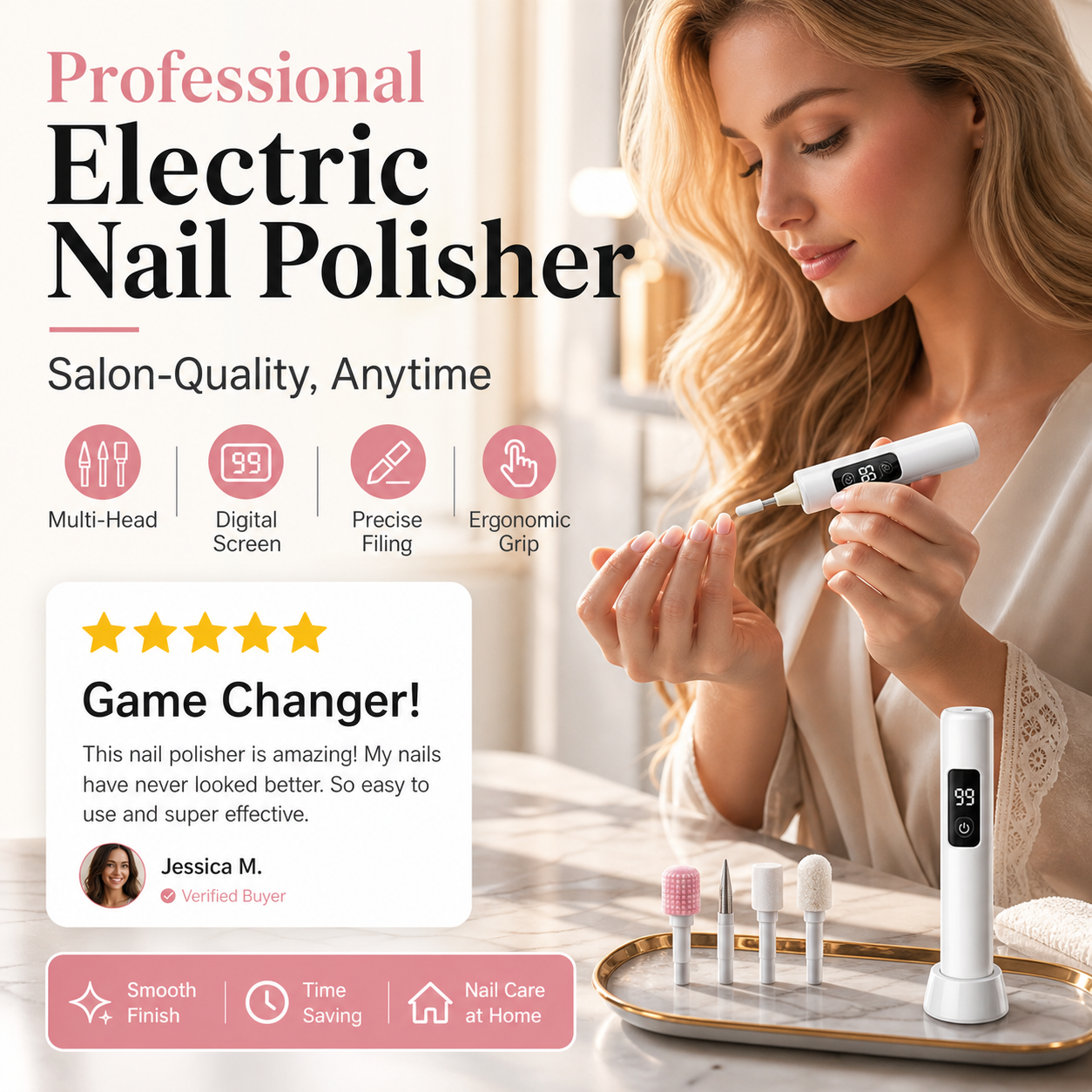 Professional Electric Nail Polisher