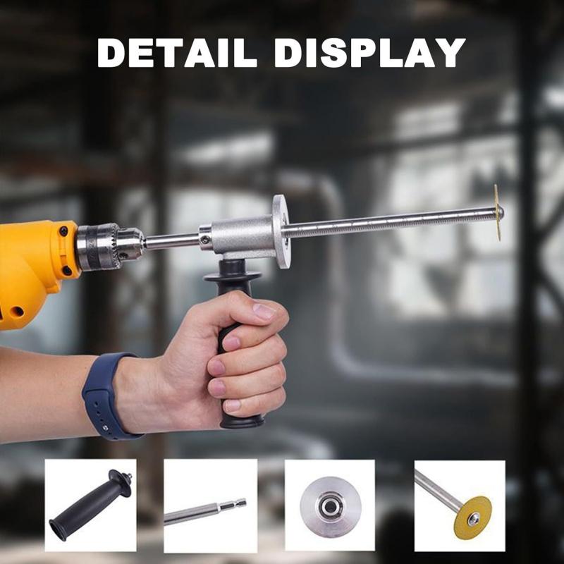 Upgraded version of the internal PVC pipe cutter with guide handle, heavy-duty pipe tool, suitable for internal pipe cutting, compatible with standard electric drills, professional diamond blade, suitable for PVC, ABS, and plastic pipes kit set