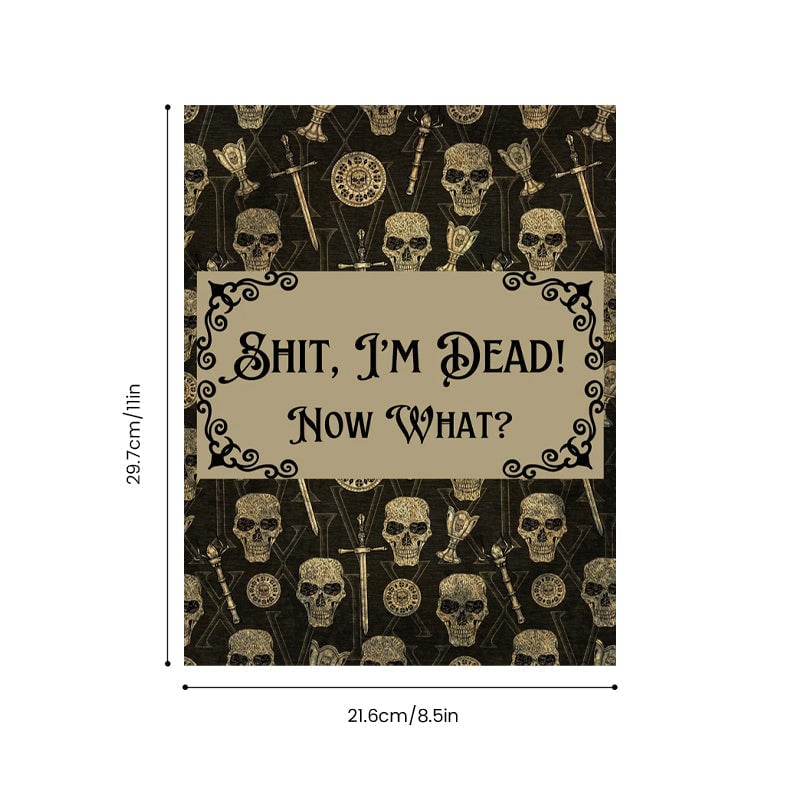 🎃 Halloween Gift: Sh*t, I’m Dead! End of Life Planner💀👍BEST SELLER