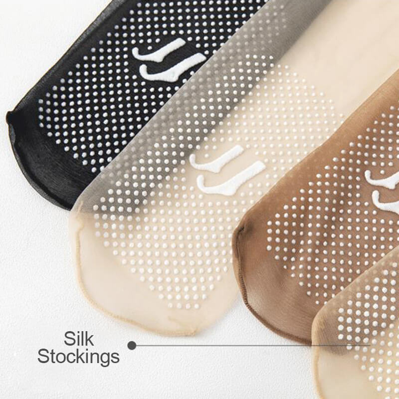 🔥2025 HOT SALE🔥💞Non-slip And Invisible Crystal Silk Socks（The more you buy, the higher the discount）