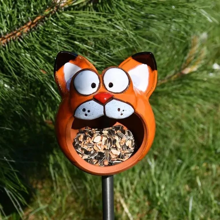 🐦🐦 Garden Stake -Bird Feeder