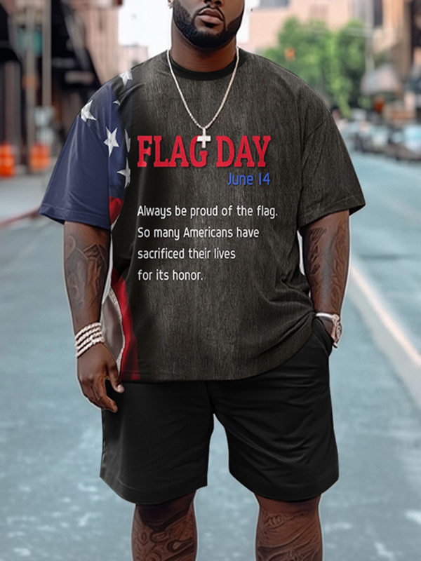 Men's Flag Day June 14 Always Be Proud Of The Flag Print T-Shirt
