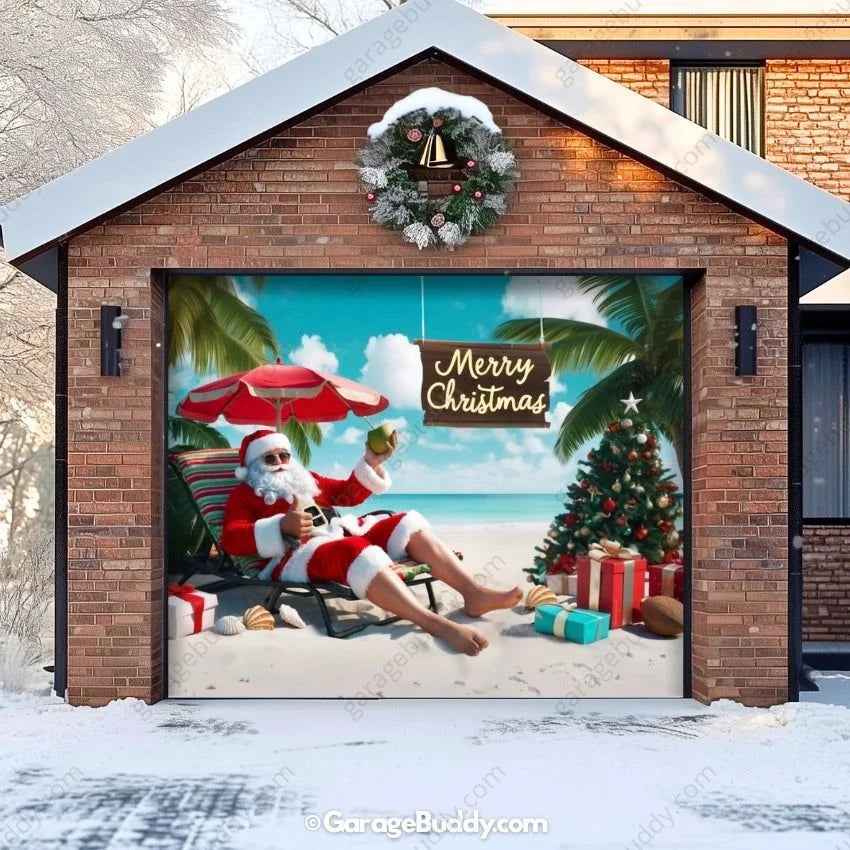 Garage Buddy | Christmas Paradise | Christmas Garage Door Cover