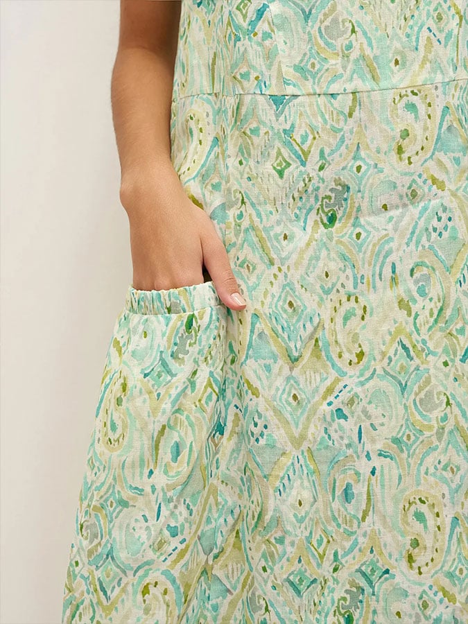 Women's Spring Summer Geometric Holiday Dress