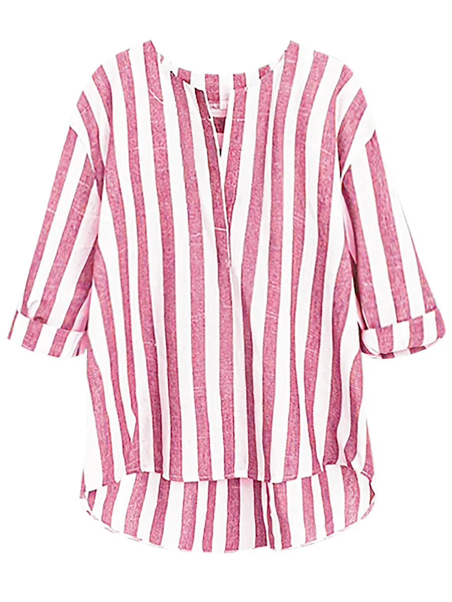 Women's Two-tone Striped Top