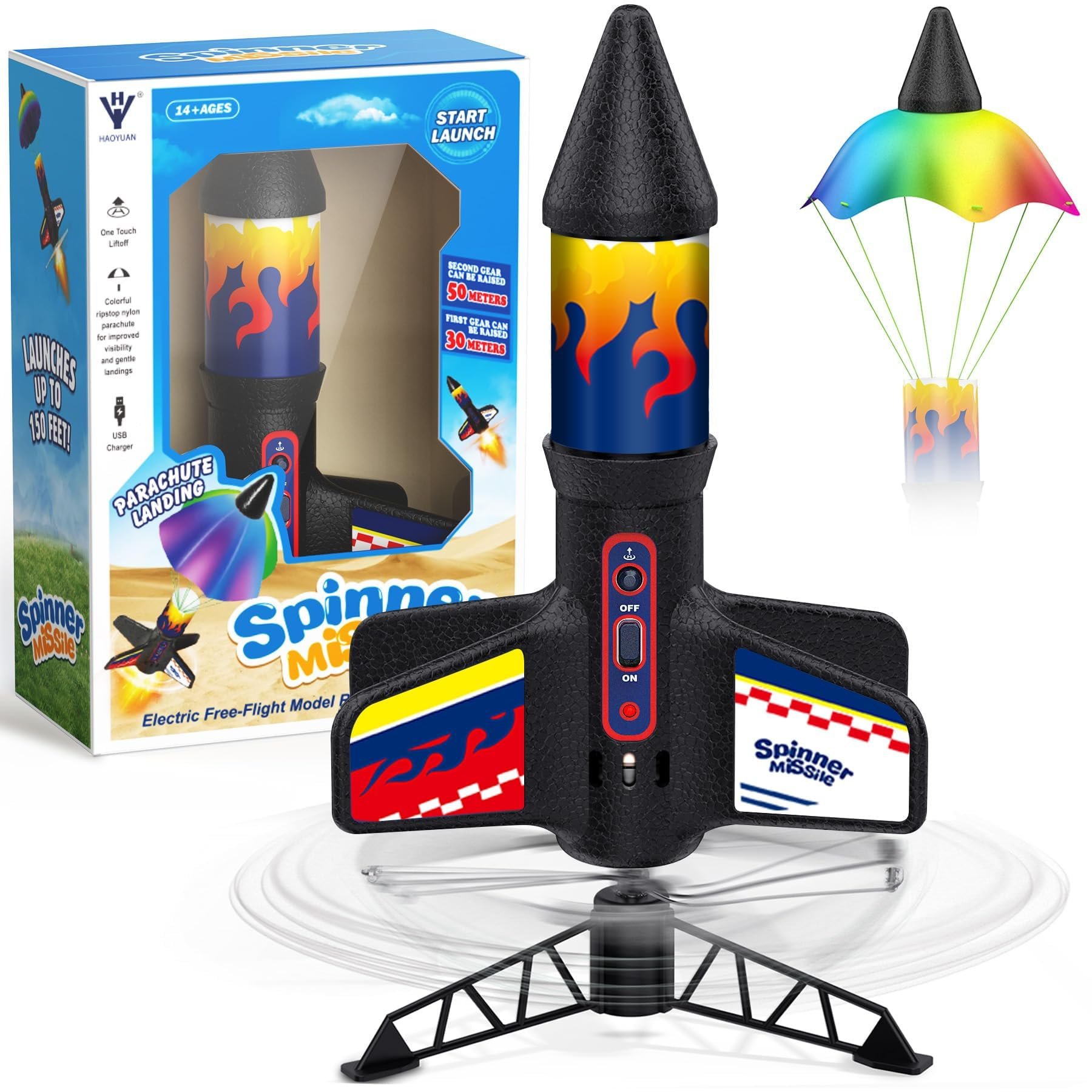 🔥Limited-time discount of 49%🔥Electric Self-Launching Rocket Toy 🚀