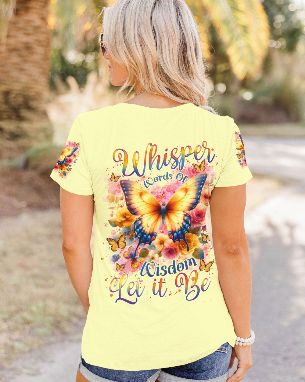 WHISPER WORDS OF WISDOM BUTTERFLY ALL OVER PRINT - TLNZ0907244