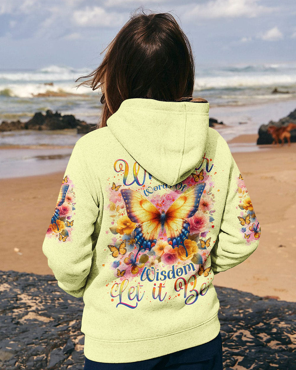 WHISPER WORDS OF WISDOM BUTTERFLY ALL OVER PRINT - TLNZ0907244