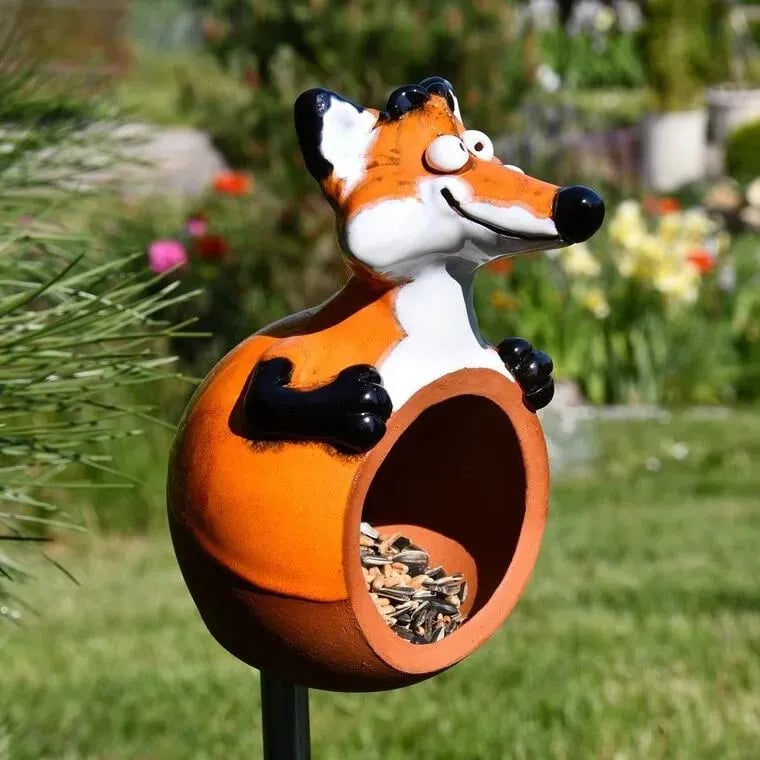 🐦🐦 Garden Stake -Bird Feeder