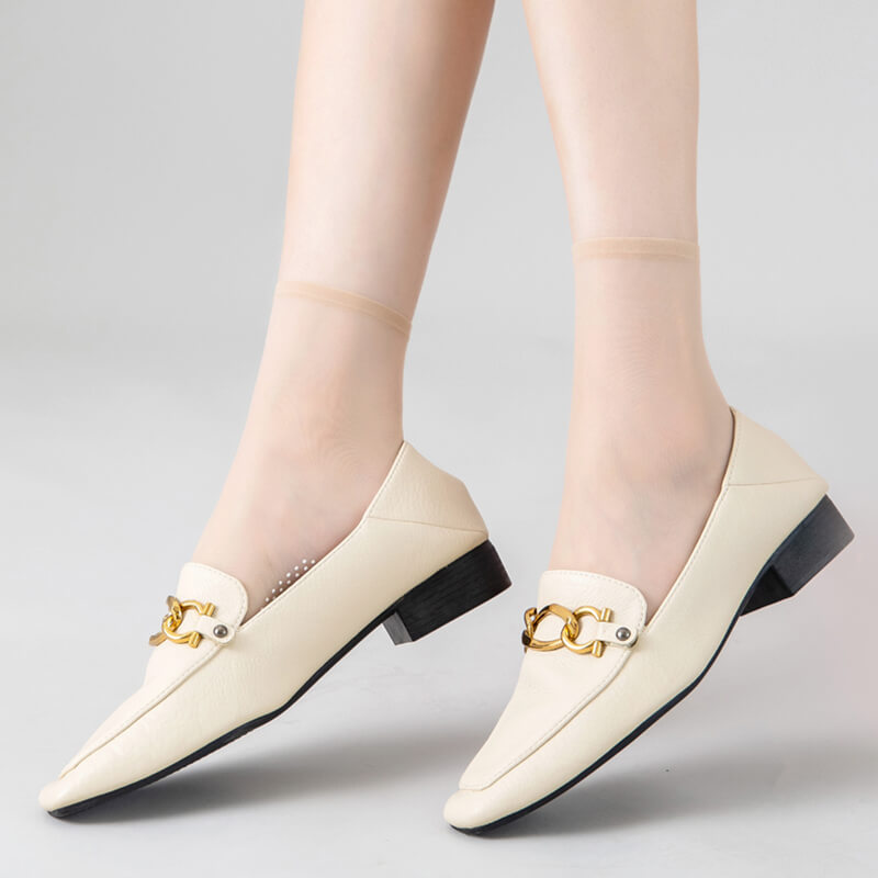 🔥2025 HOT SALE🔥💞Non-slip And Invisible Crystal Silk Socks（The more you buy, the higher the discount）