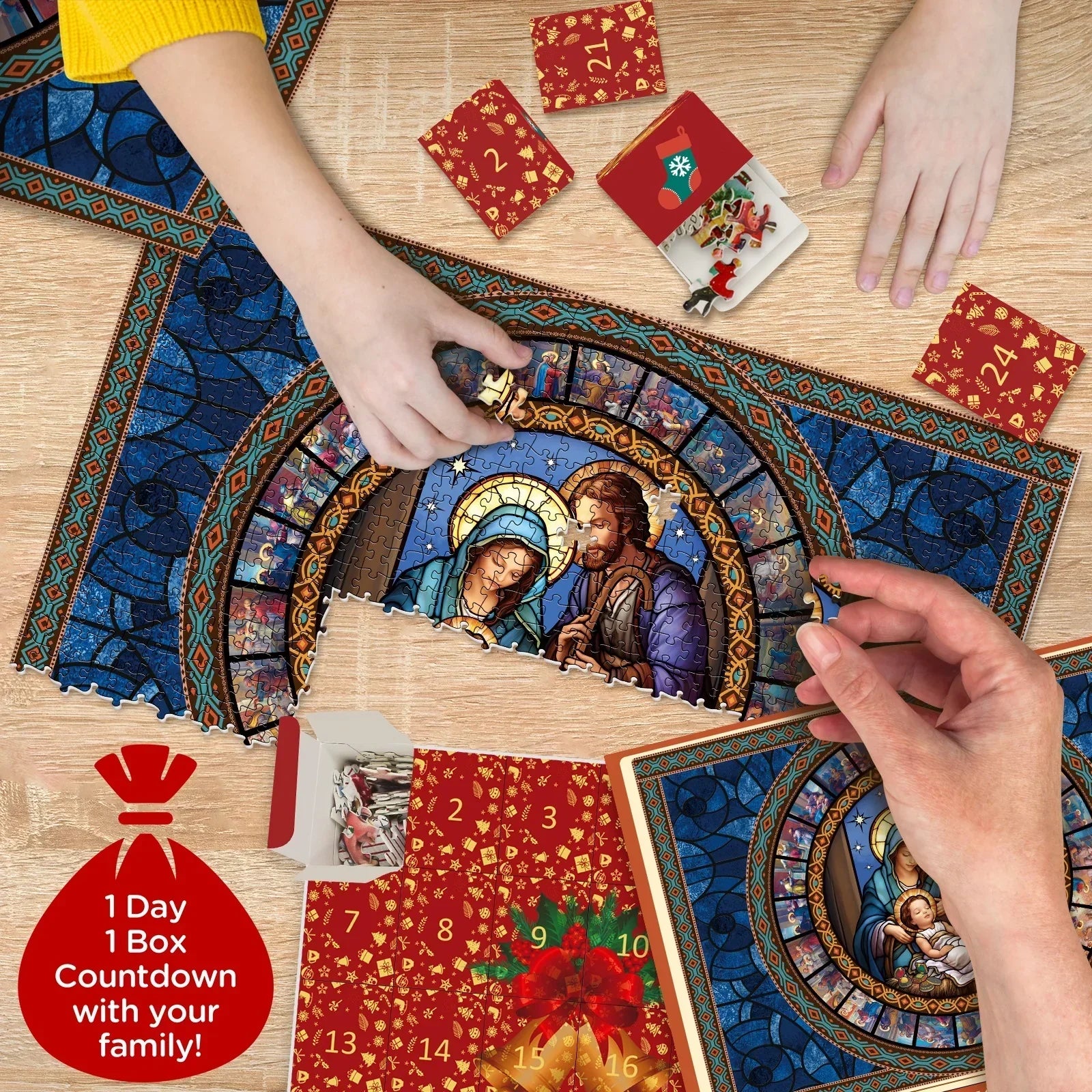 Awishday Nativity Scene Jigsaw Puzzle 1000 Pieces