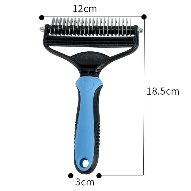 ⏳LAST DAY: Only 9.9￡！🎉 #1 in UK Pet Grooming 2026 🏆Professional Double-Sided Deshedding Brush for Dogs & Cats – Reduces Shedding by 90%💪