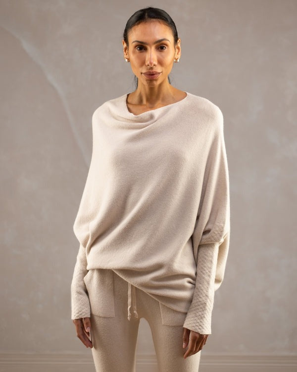 Asymmetric Draped Jumper