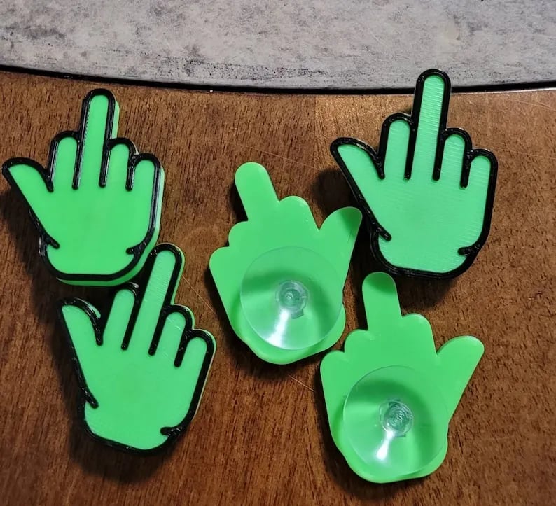 🔥LAST DAY 49% OFF -🖕🏻Middle Finger Suction Cup