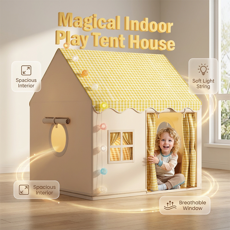 🏆LAST DAY 49% OFF🏠Children's Play Tent Castle✨