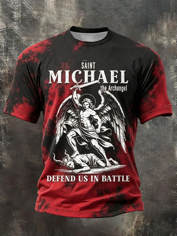 Men's Michael Dark Art Print Casual T-Shirt