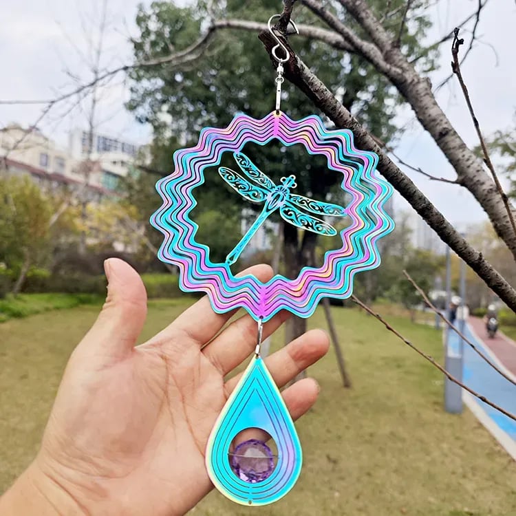 🔥LAST DAY 50% OFF - ✨🌈Colorful Rotating Wind wheel Pendant✨