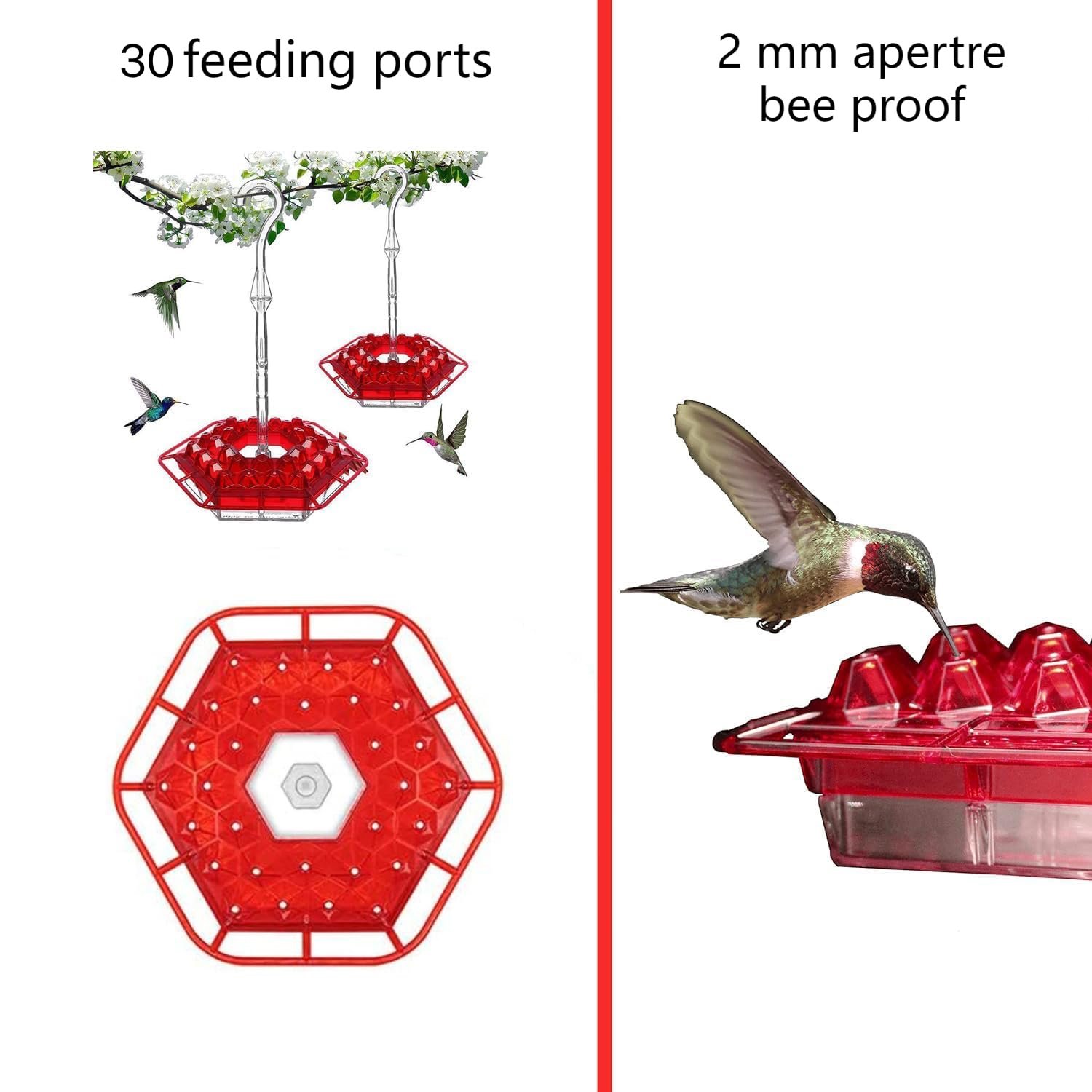 Annouvation✨LAST DAY SALE-60% OFF💥Hummingbird Feeders for Outdoors Hanging