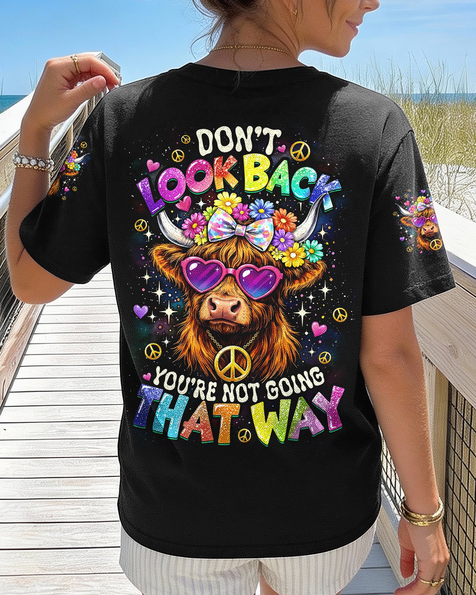 DON'T LOOK BACK COW ALL OVER PRINT - TYQY1505261
