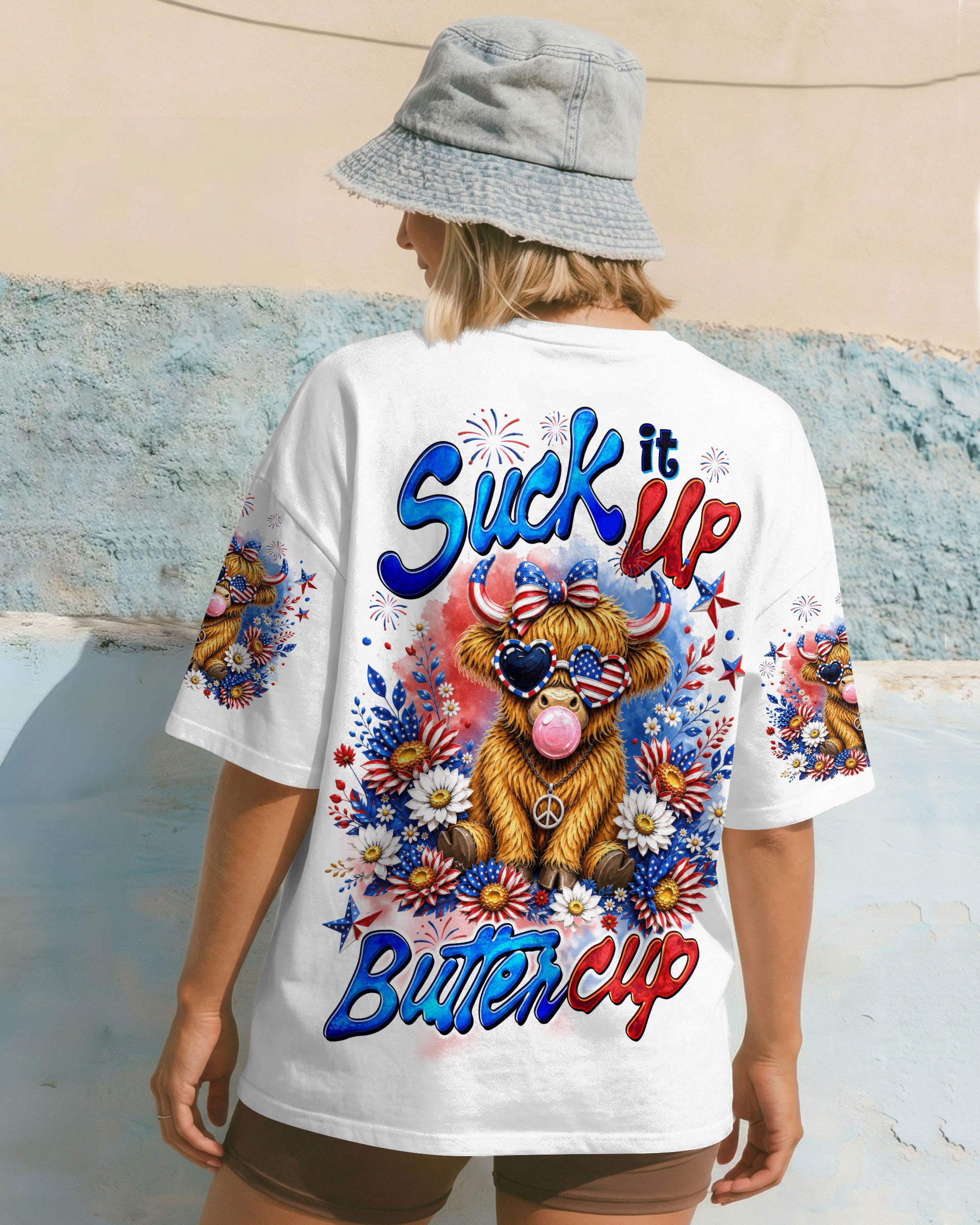 SUCK IT UP BUTTERCUP COW ALL OVER PRINT - TLTW2705262