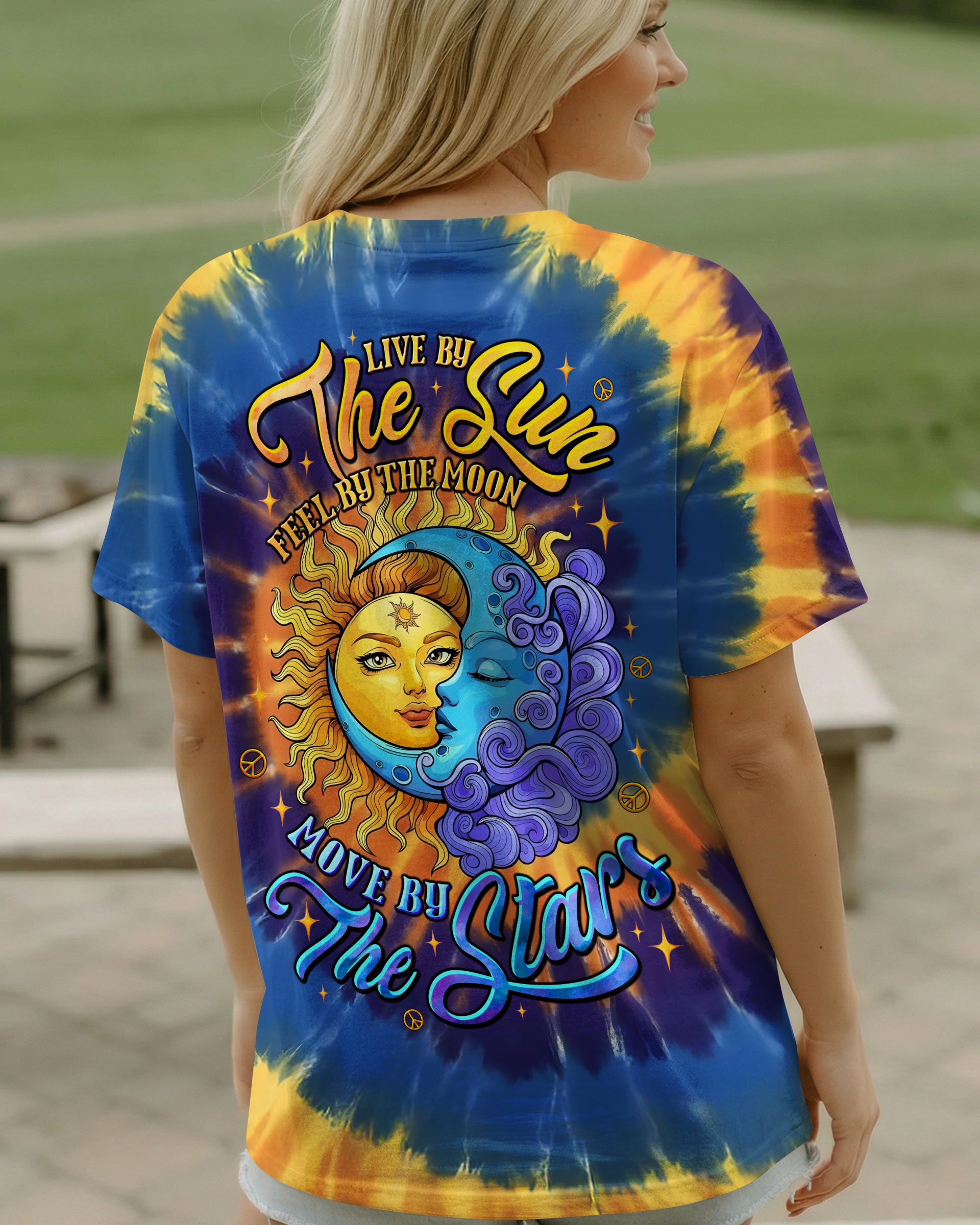 LIVE BY THE SUN TIE DYE ALL OVER PRINT - TLTW2312252
