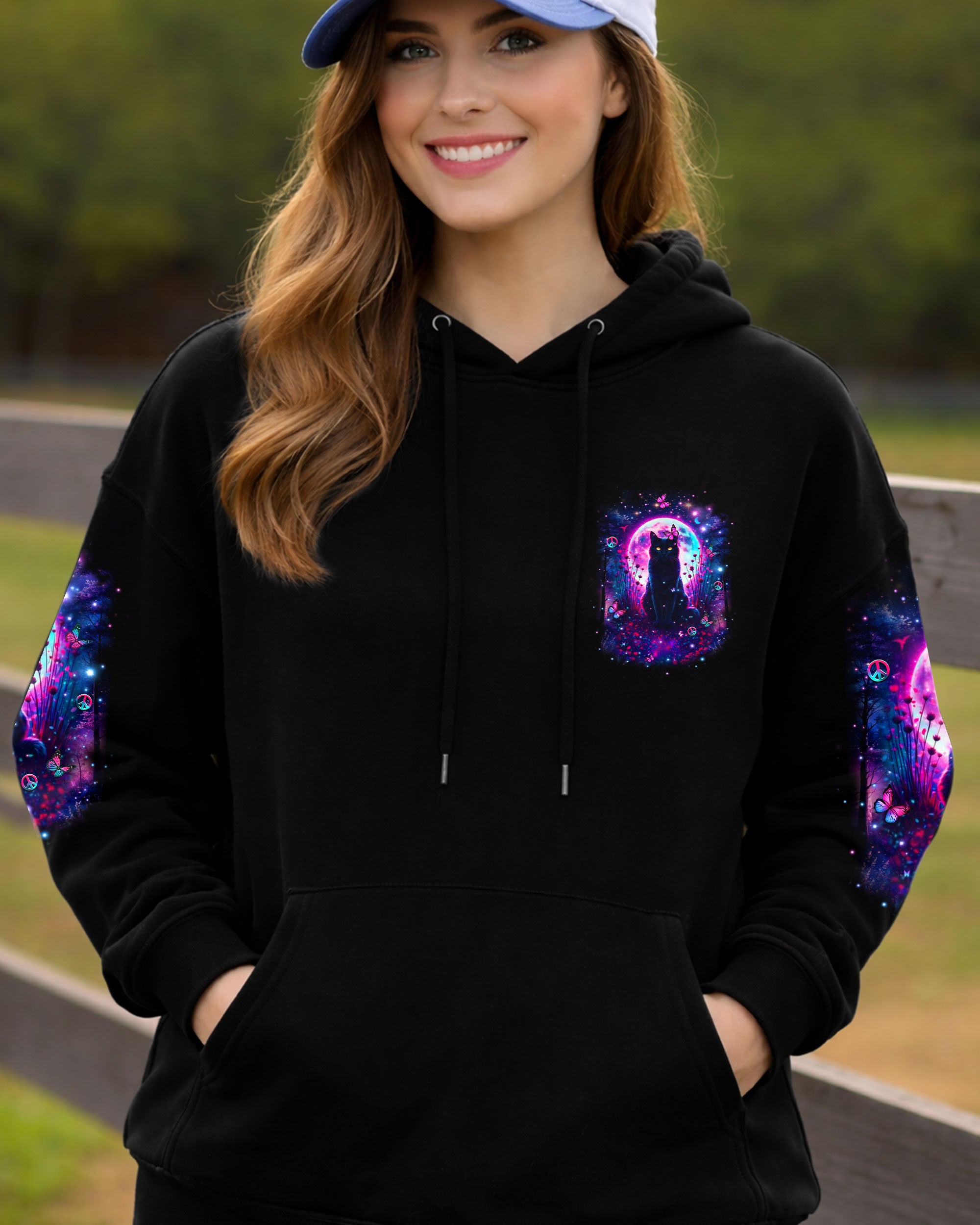 HELLO DARKNESS MY OLD FRIEND CAT ALL OVER PRINT - YHHN1002261