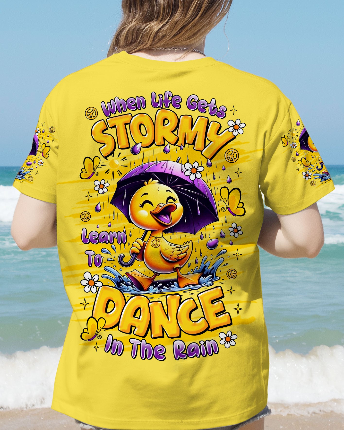DANCE IN THE RAIN DUCK ALL OVER PRINT - TLTR1108254