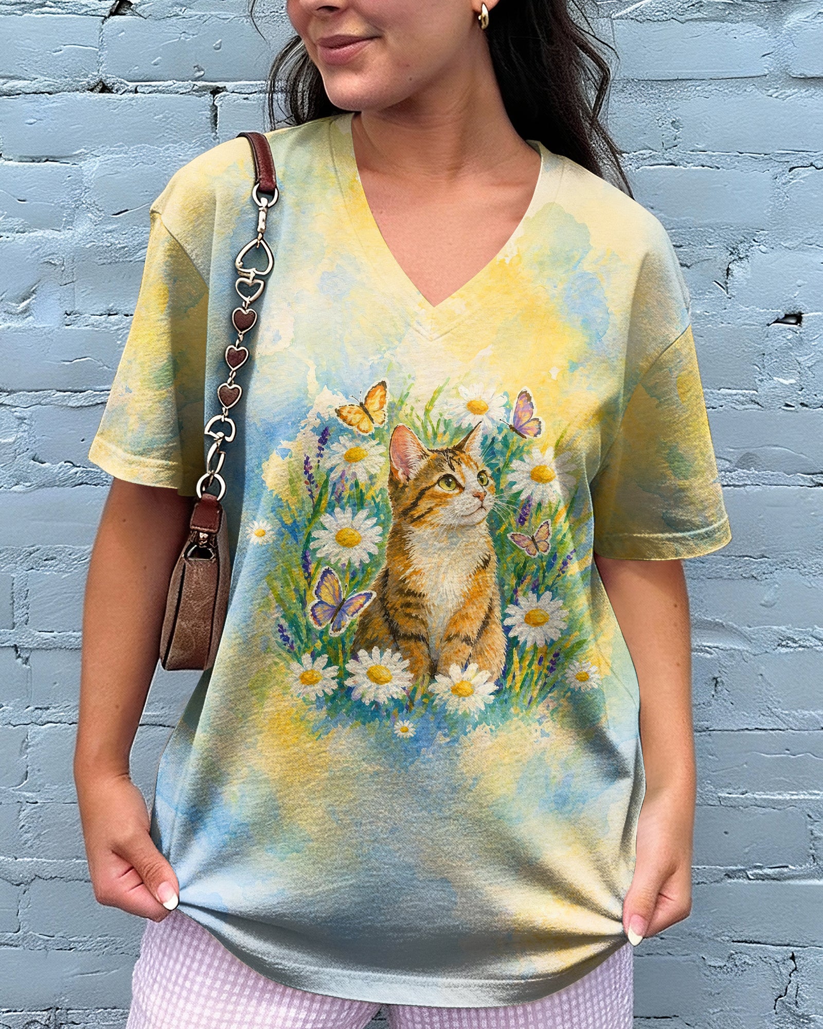 WHISPER WORDS OF WISDOM LET IT BE CAT ALL OVER PRINT   - TLHG2404261