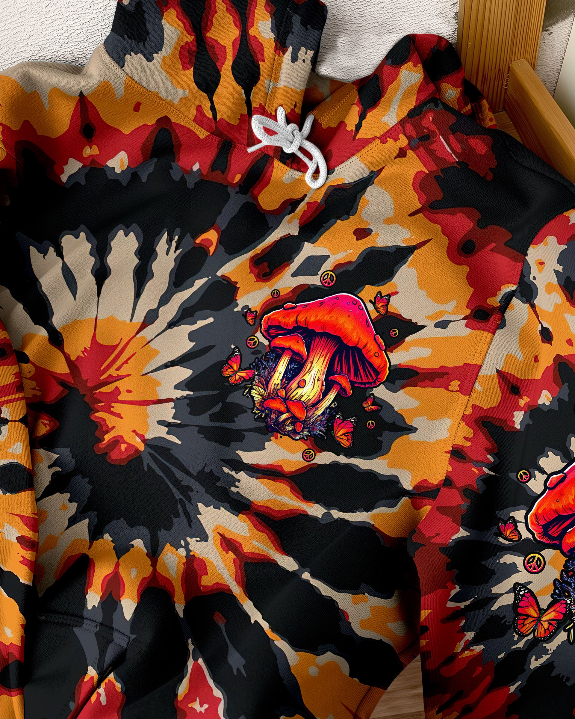 EAT MUSHROOMS SEE THE UNIVERSE TIE DYE ALL OVER PRINT - TLTW0310252