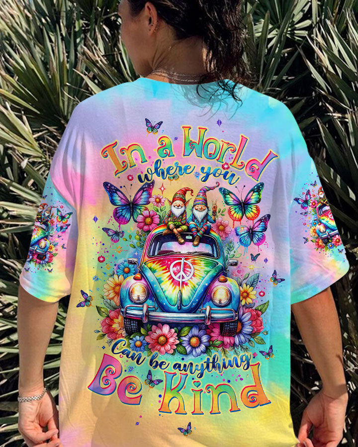 BE KIND CAR TIE DYE ALL OVER PRINT - TLTW3101242