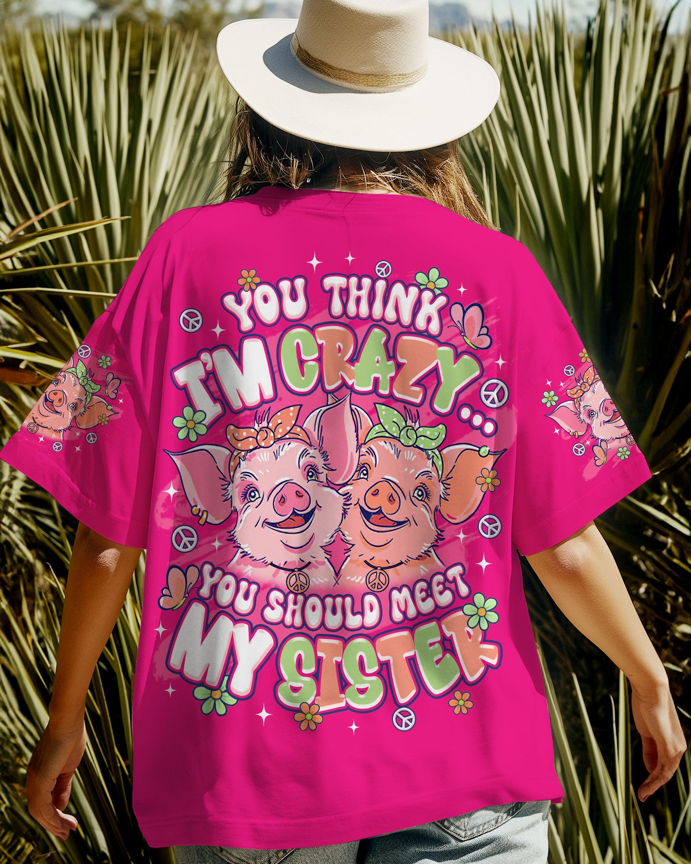 YOU THINK I'M CRAZY PIG ALL OVER PRINT - TLTR0608252