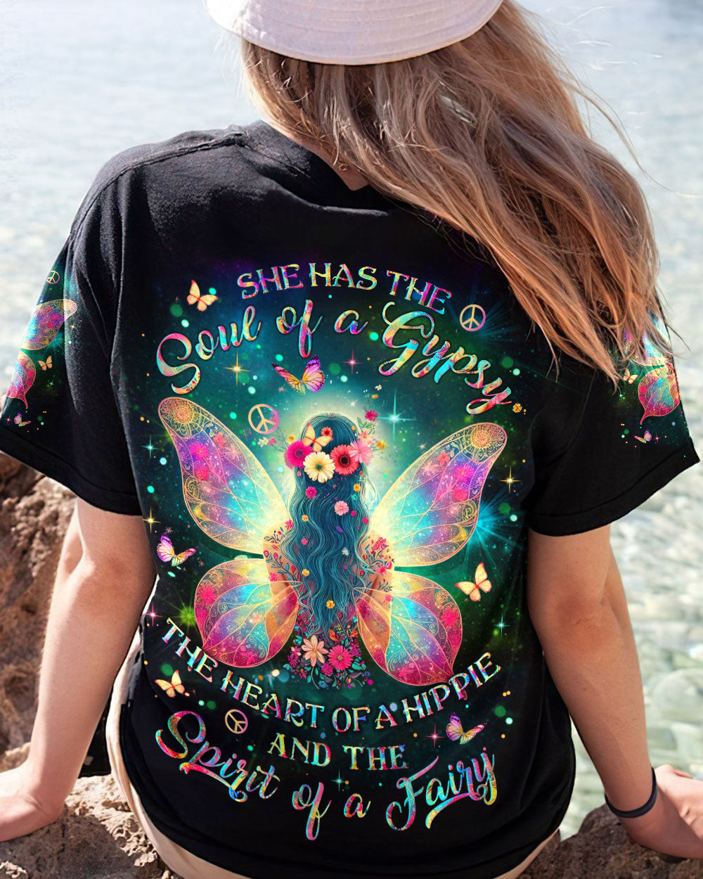 SPIRIT OF A FAIRY HIPPIE GIRL ALL OVER PRINT - YHLT2411232