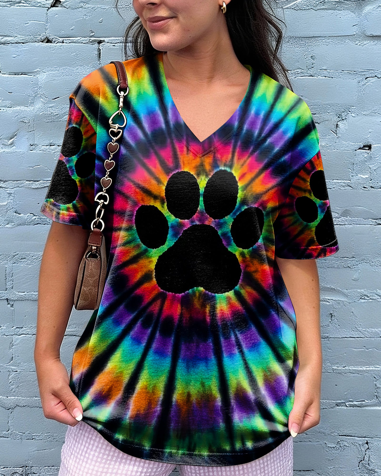 COLORFUL PAW ALL OVER PRINT - TYPQ2502262