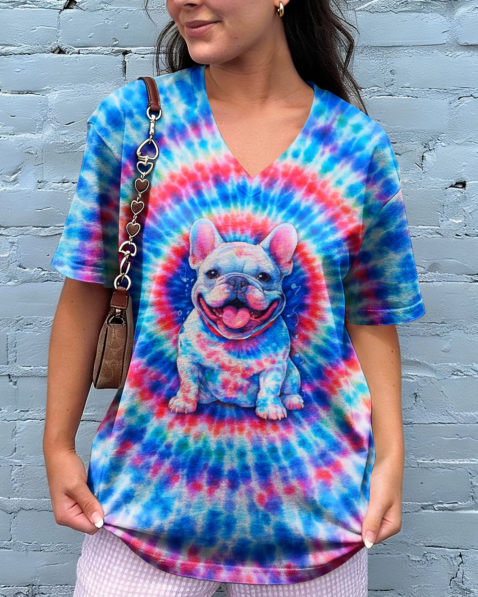 FRENCH BULLDOG SWIRL ALL OVER PRINT - TLNO0903261