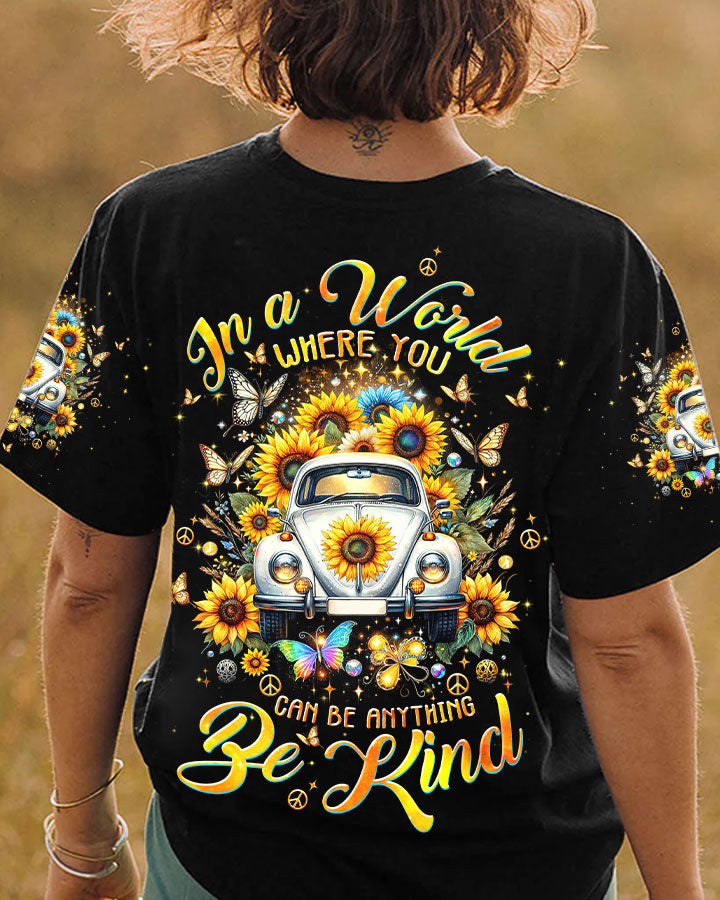 BE KIND SUNFLOWER CAR ALL OVER PRINT - TLTW1601243