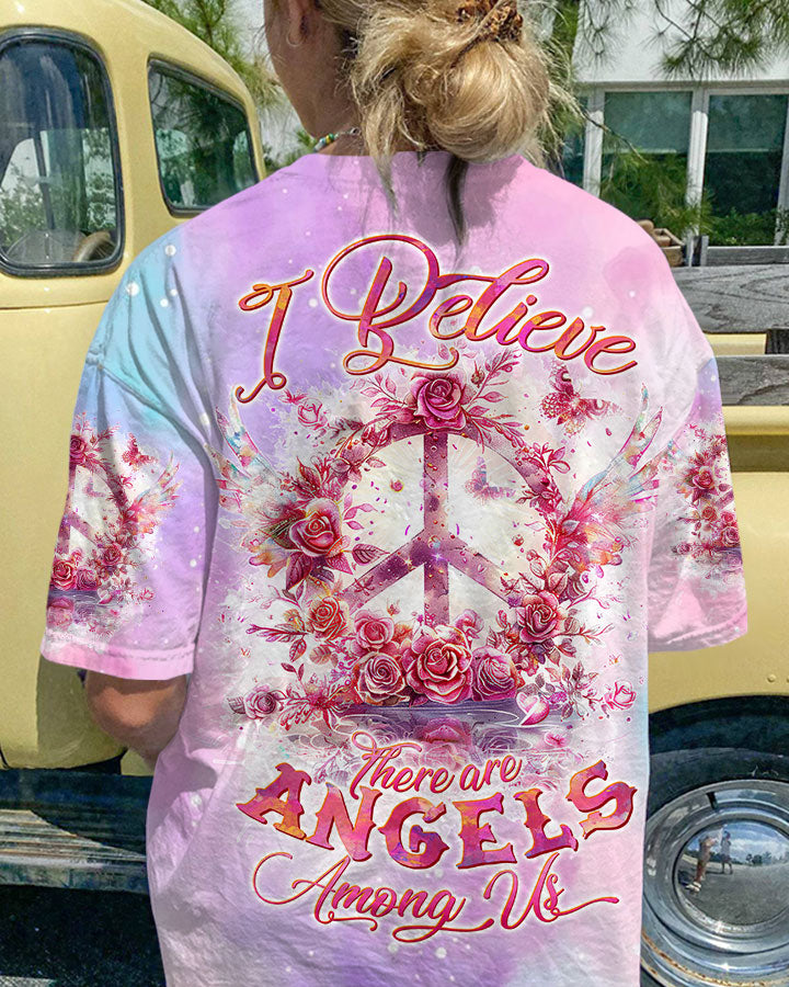 I BELIEVE THERE ARE ANGELS AMONG US PEACE ALL OVER PRINT - TLTW0804244