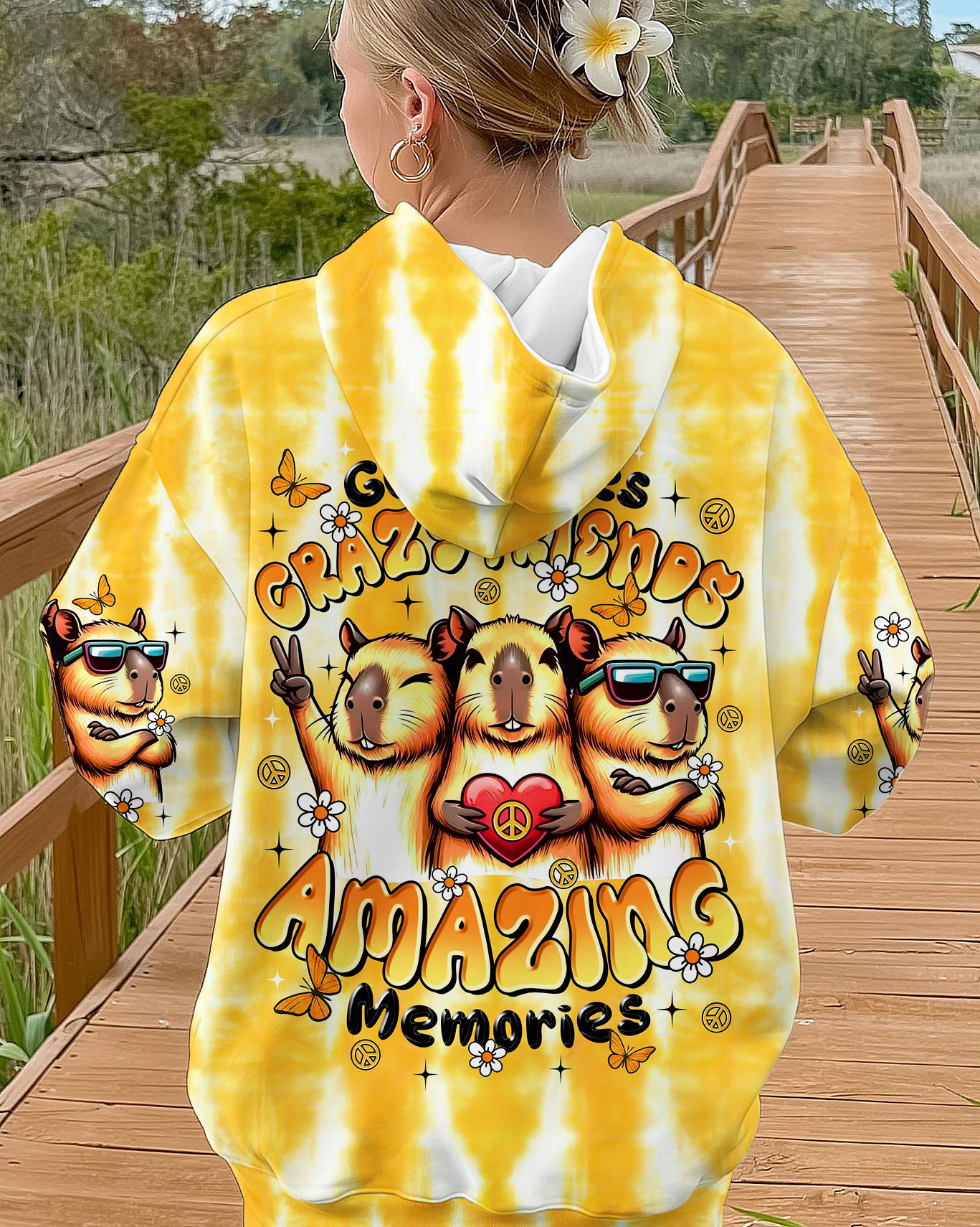 GOOD TIMES CRAZY FRIEND CAPYBARA ALL OVER PRINT  - TLTR1908251