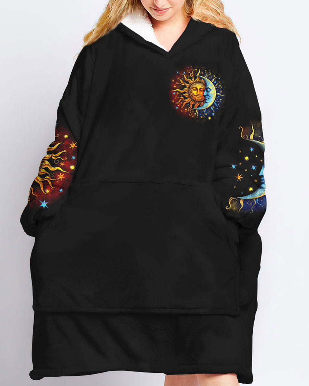 LIVE BY THE SUN SHERPA BLANKET HOODIE - TYTM2303233