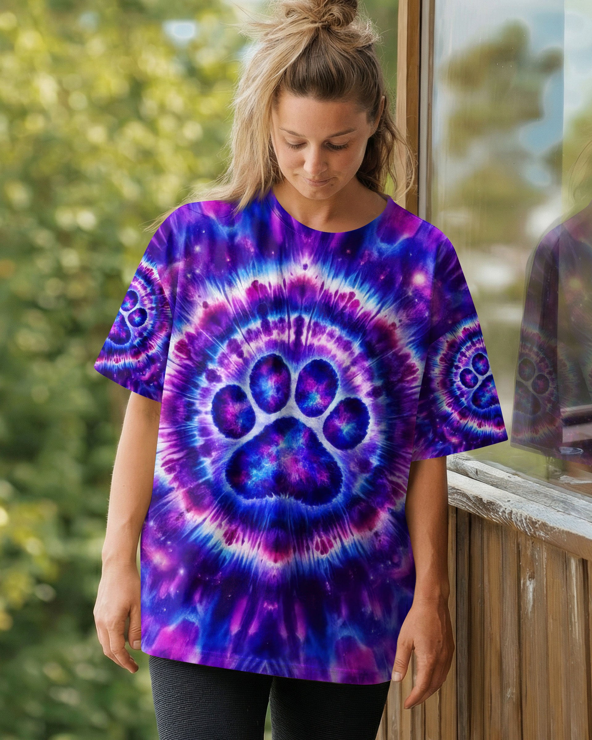 PAW PRINT GALAXY  SWIRL ALL OVER PRINT - TLTW2602261