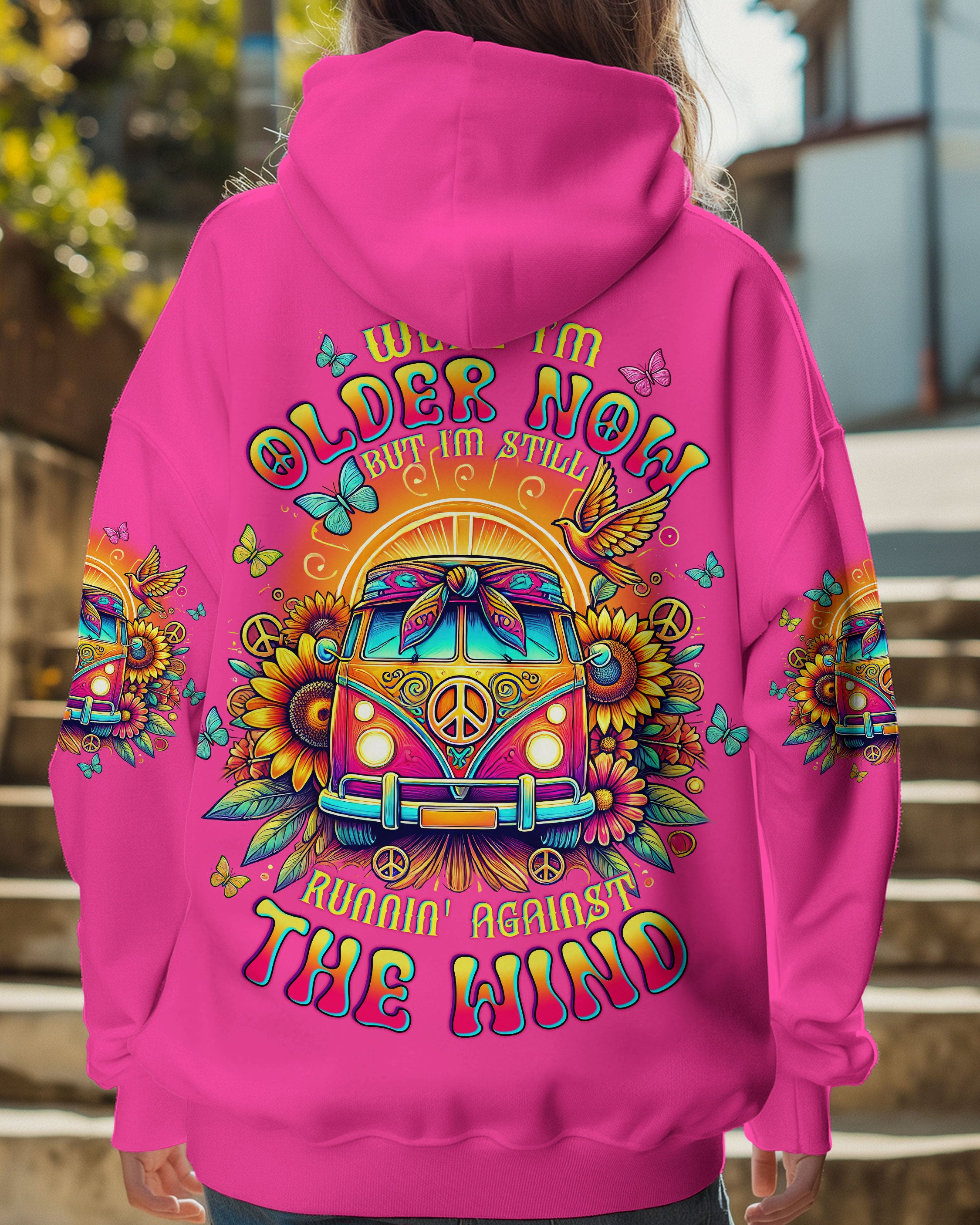 RUNNING AGAINST THE WIND BUS TIE  DYE  ALL OVER PRINT - TLTW2001254