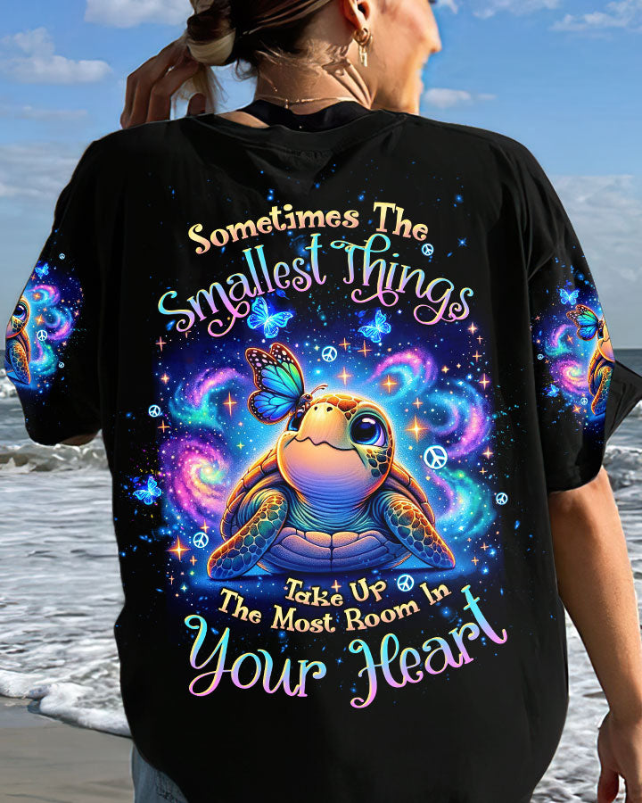 SOMETIMES THE SMALLEST THINGS TURTLE ALL OVER PRINT - TLTW0107243