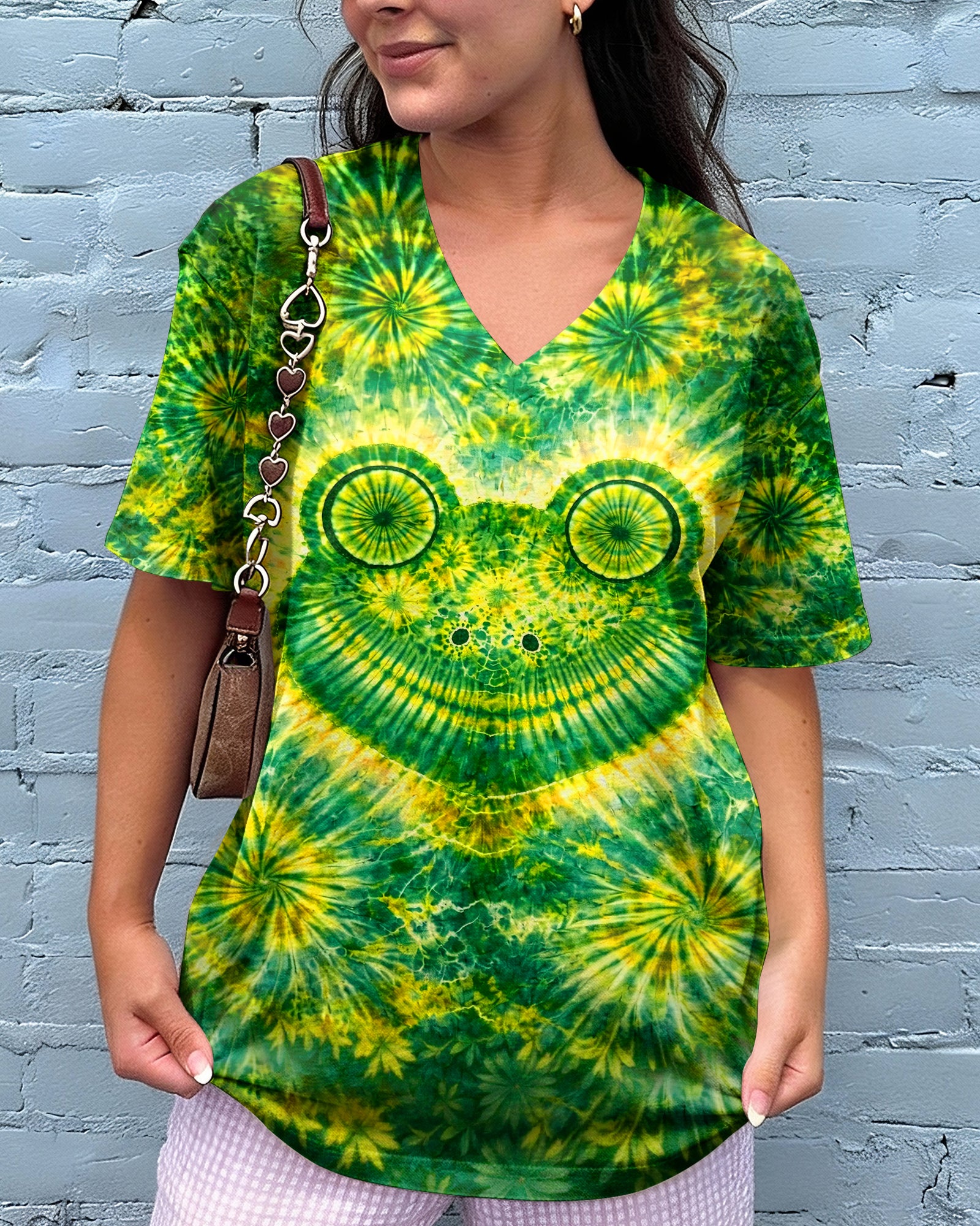 HIPPIE FROG SWIRL ALL OVER PRINT - TLHG2303262