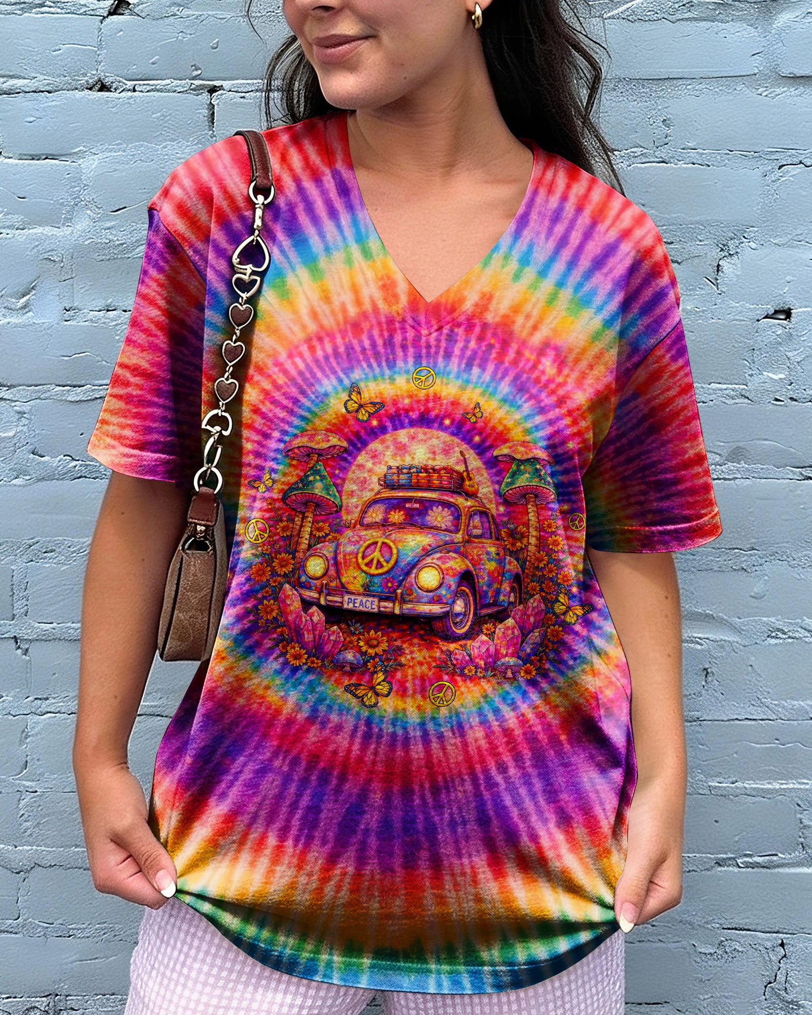 RUNNING AGAINST THE WIND CAR SWIRL ALL OVER PRINT  - TLTW2502261