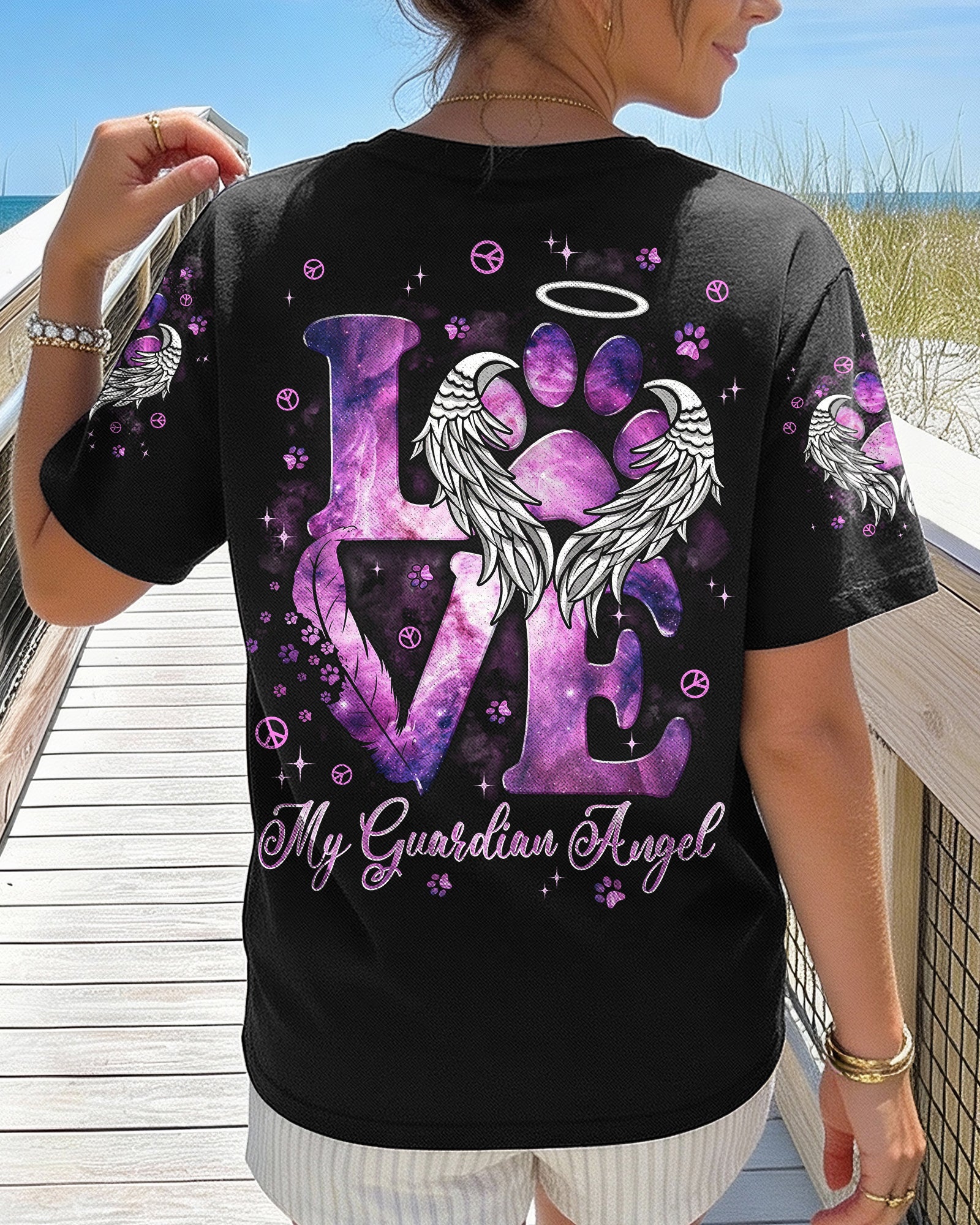 LOVE MY GUARDIAN ANGEL PAW ALL OVER PRINT - TYPQ0502261