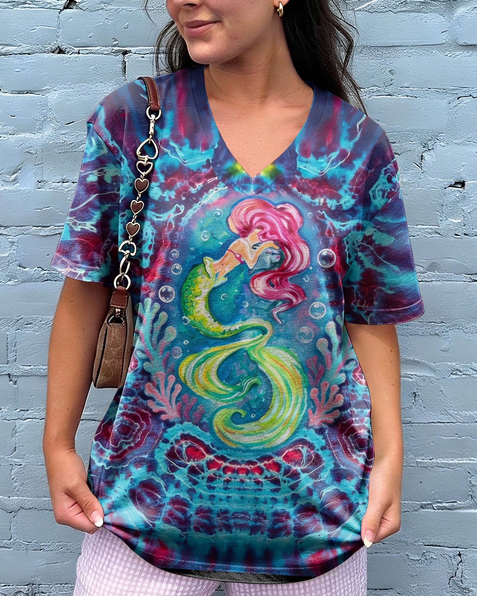 MERMAID SPIRIT FLOW ALL OVER PRINT - KM0604261