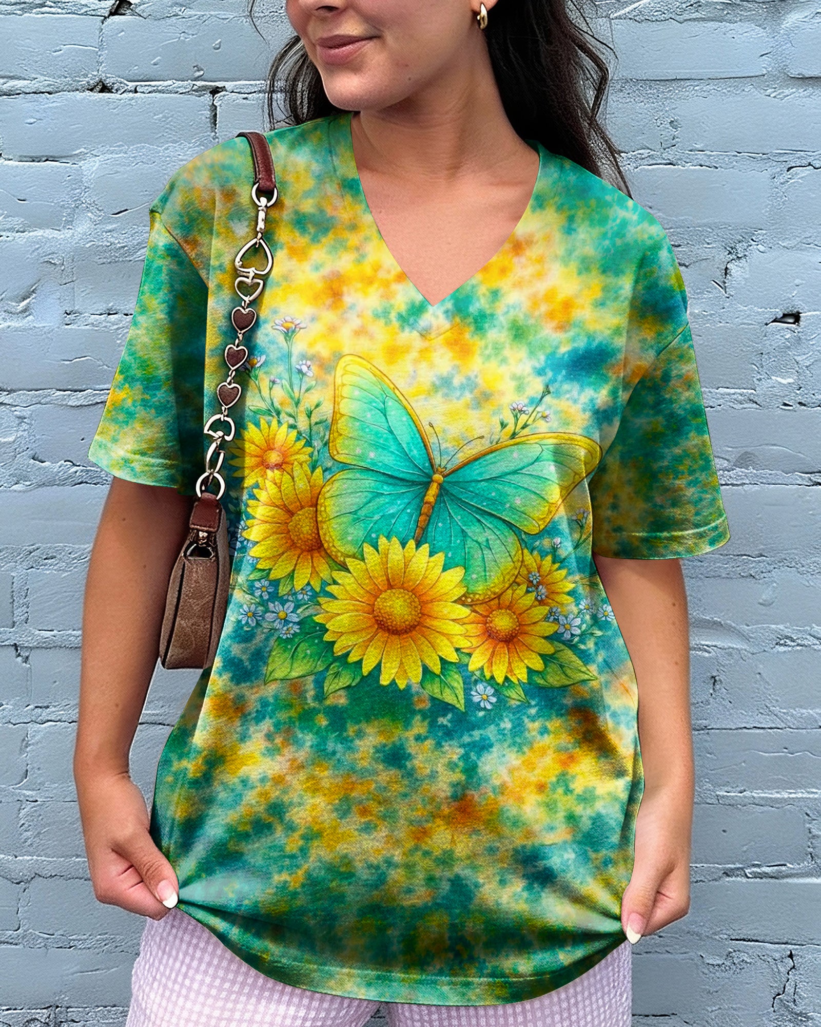 STRONGER THAN THE STORM BUTTERFLY ALL OVER PRINT  - TLNO2803262