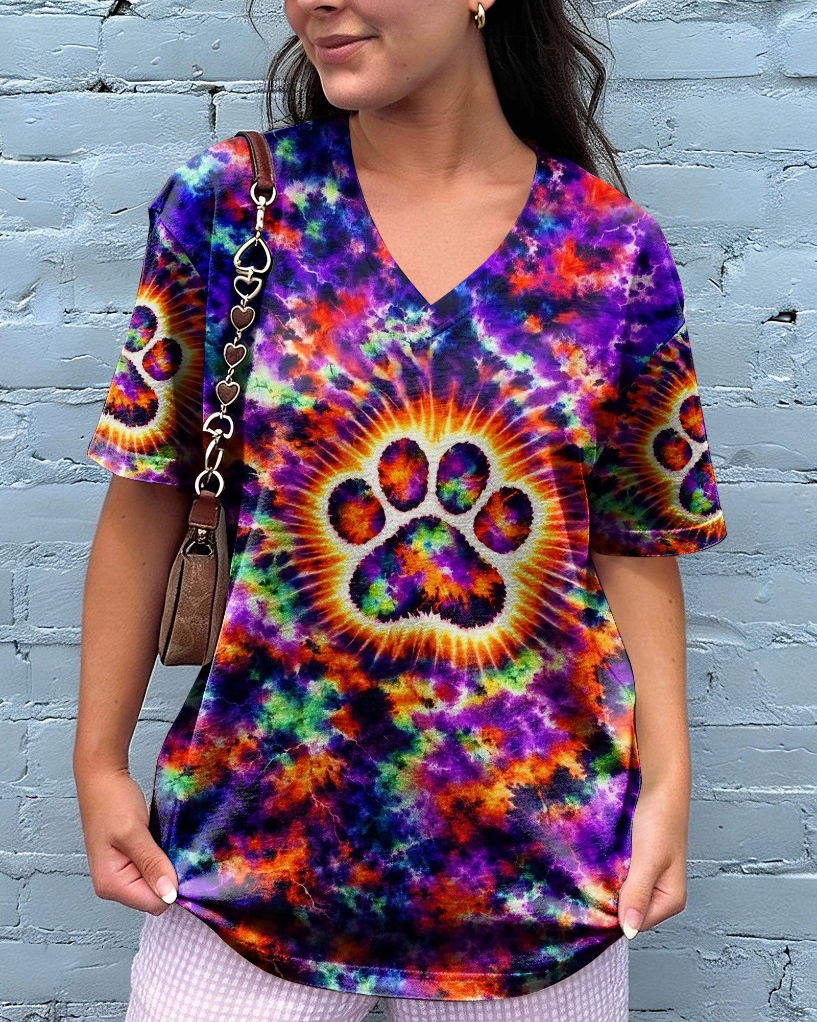 PRISMATIC REBEL PAW ALL OVER PRINT - YHHG2302262