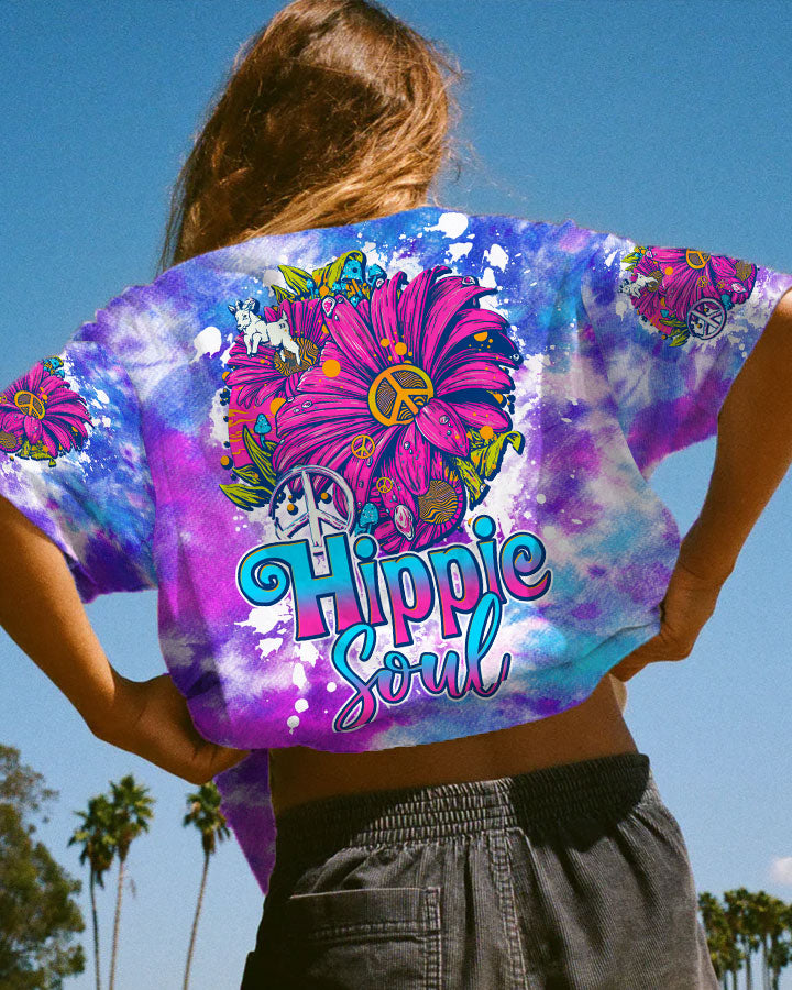 HIPPIE SOUL DAISY ART TIE DYE ALL OVER PRINT - TLTW0807232