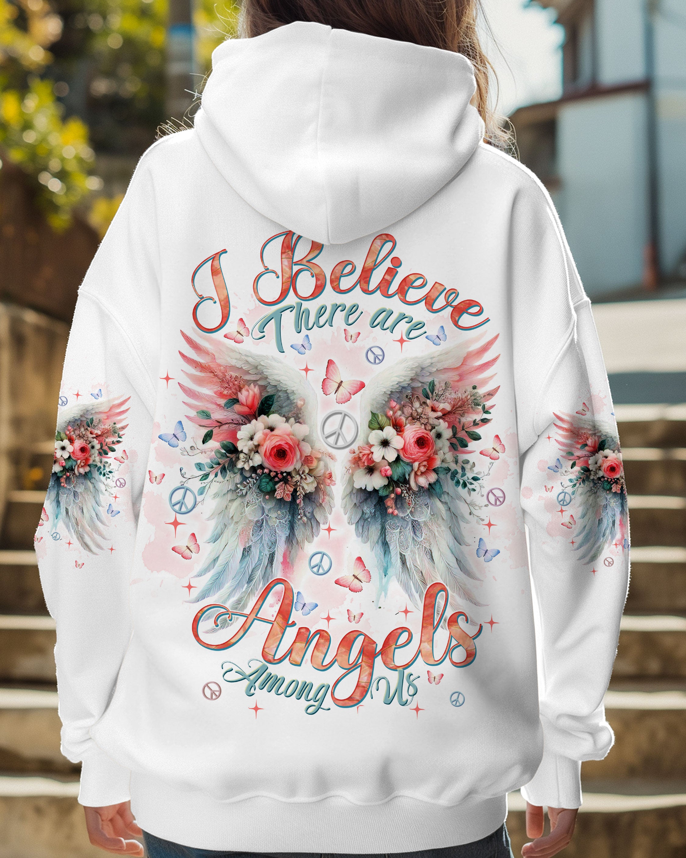 I BELIEVE THERE ARE ANGELS AMONG US WINGS ALL OVER PRINT - TLTW2312245