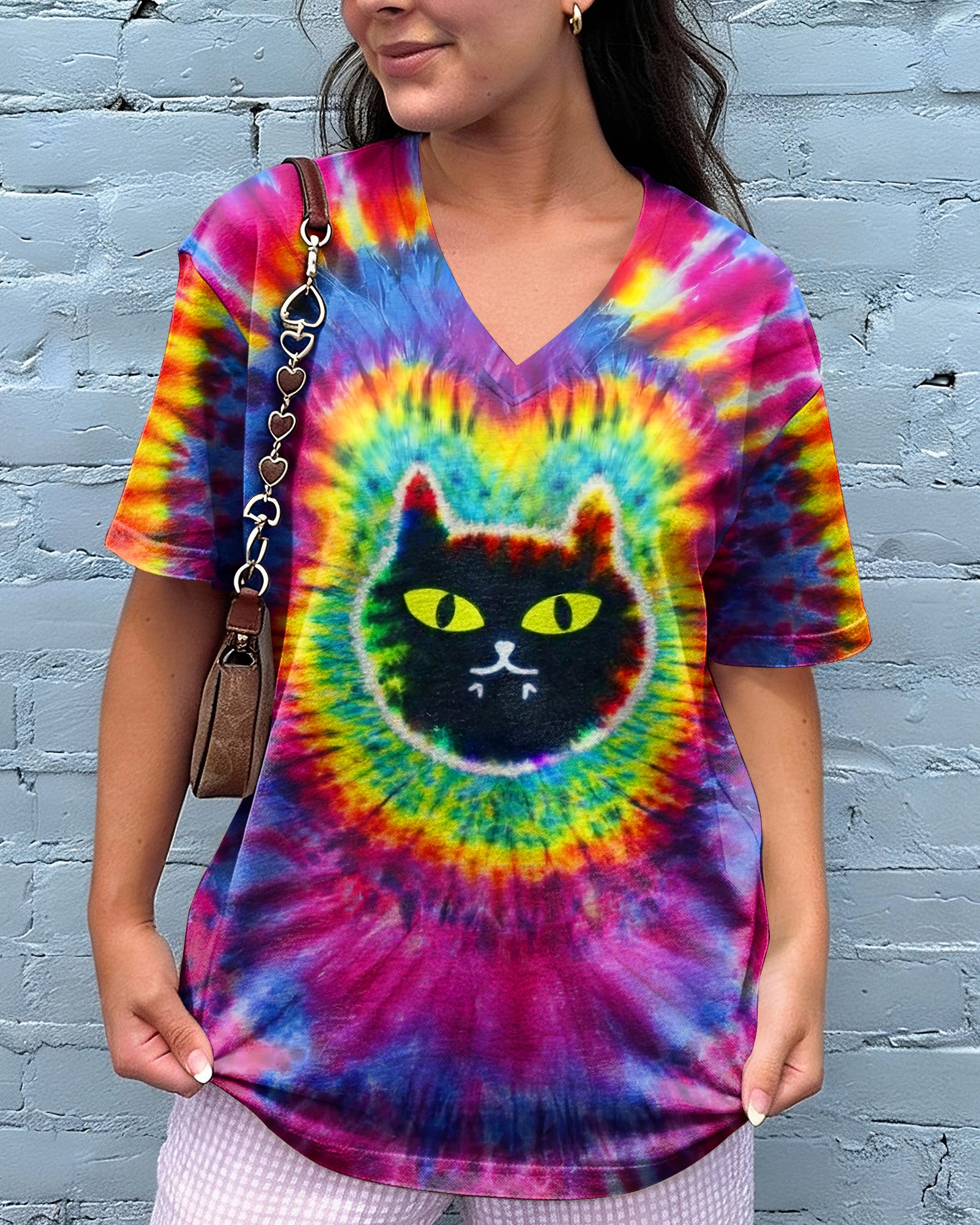 APPARENTLY I HAVE AN ATTITUDE WHO KNEW CAT SWIRL ALL OVER PRINT - TLNT2503263